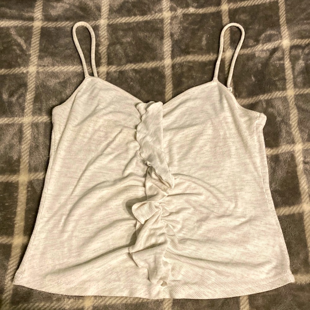 JACK by BB Dakota Ruffled crop tank size small